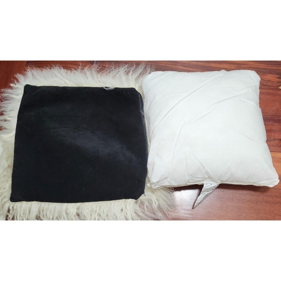 Mongolian Lamb Fur Pillow Cover Genuine Sheepskin FluffyFluffy White CushionCase - Picture 7 of 10